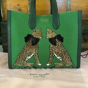 Kate Spade Manhattan Lady Leopard Large Tote SOLD OUT